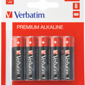 Батарейки лужні Verbatim AA (1,5V 10 шт) (49875)