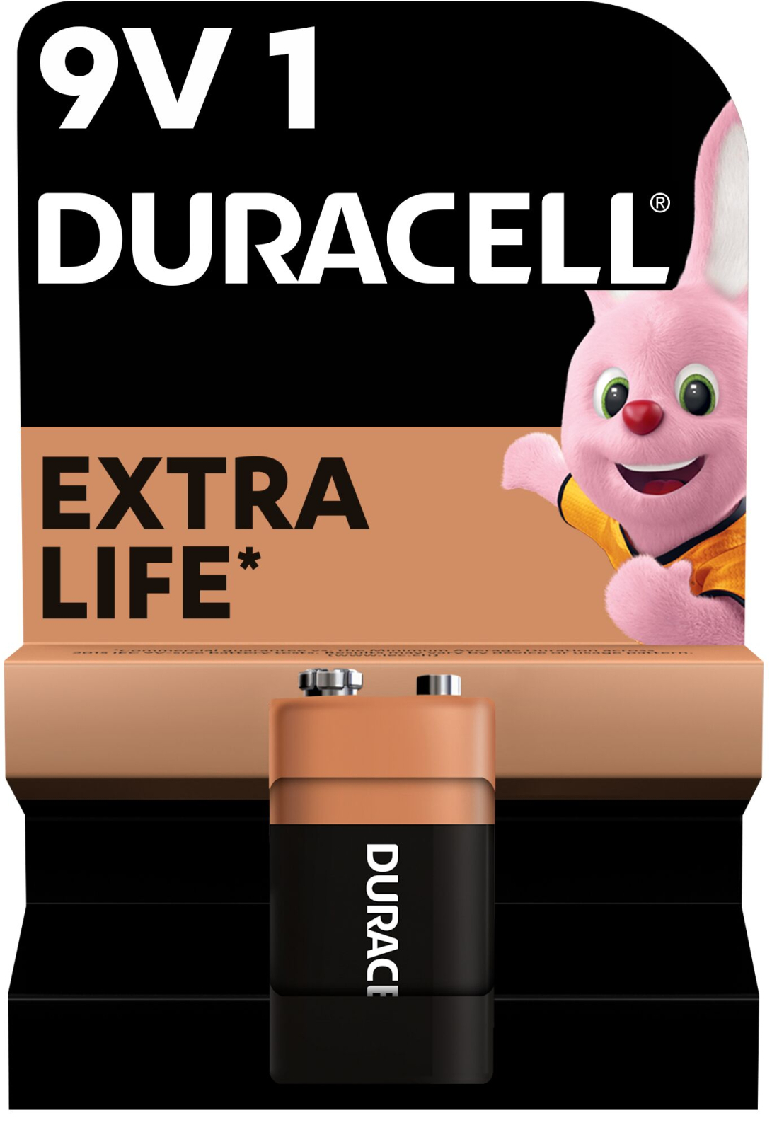 Батарейки Duracell MN1604 KPN (9V 1 шт) (5000394066267 / 81483681)