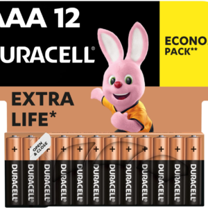 Батарейки Duracell AAA MN2400 LR03 (1,5V 12 шт) (5000394109254 / 81545432)