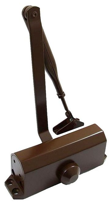 Доводчик дверний ECO-schulte TS-10 ЕN 2/3/4 з ліктьовою тягою Brown