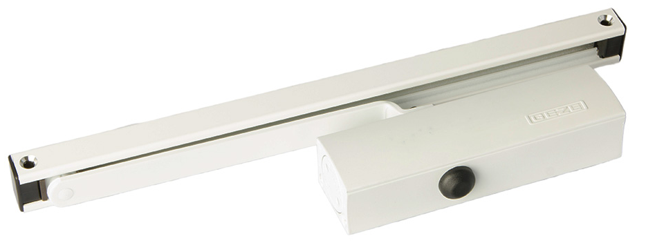 Доводчик дверний Geze TS 3000V ЕN 1/2/3/4 з ковзаючою тягою White
