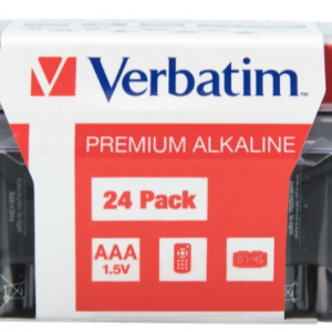 Батарейки лужні Verbatim AAA (1,5V 24 шт) (49504)