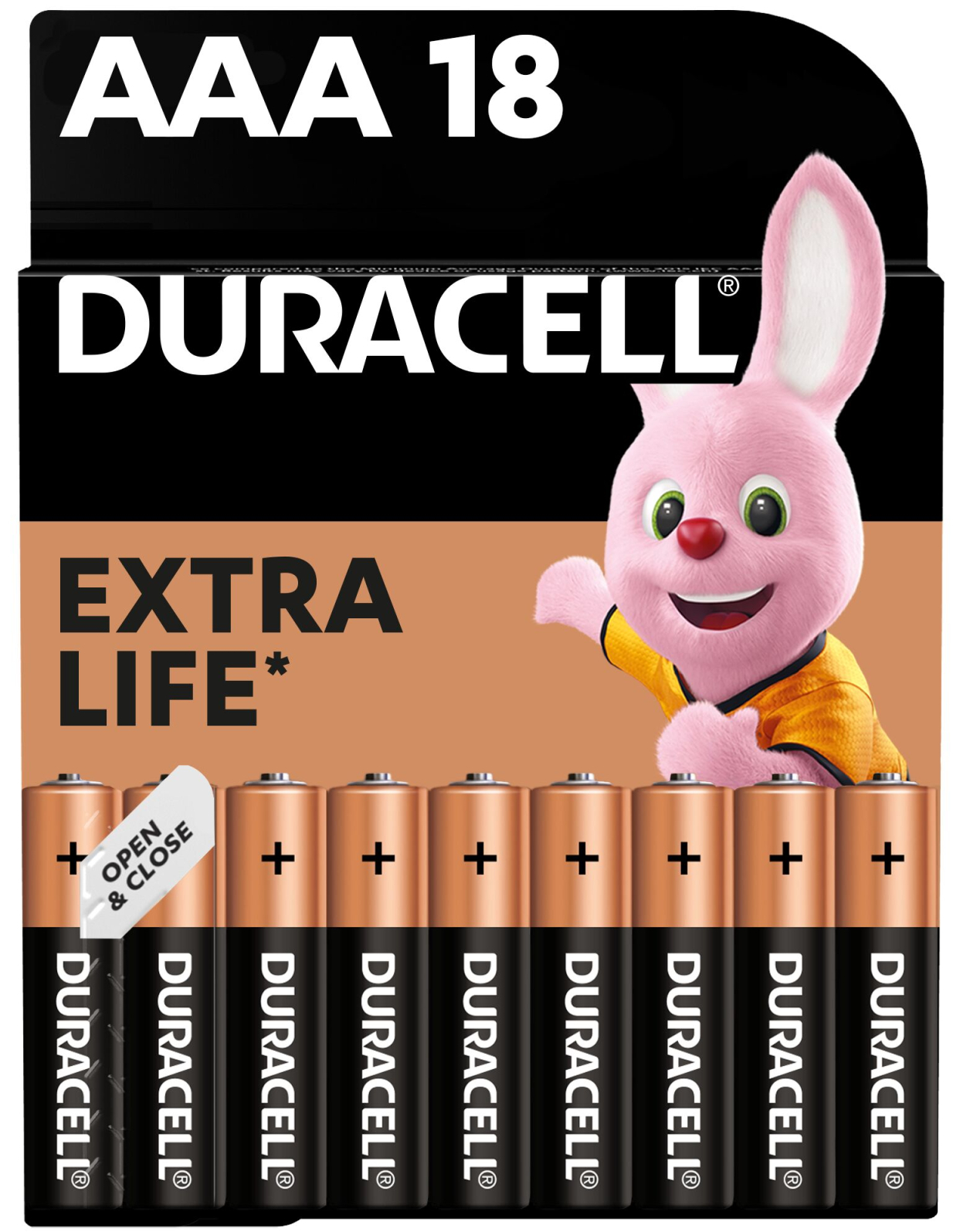 Батарейки Duracell AAA MN2400 LR03 (1,5V 18 шт) (5000394107557 / 81546741)