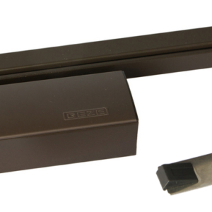 Доводчик дверний Geze TS 5000V ЕN 2/3/4/5/6 ковзна тяга з фіксацією Brown