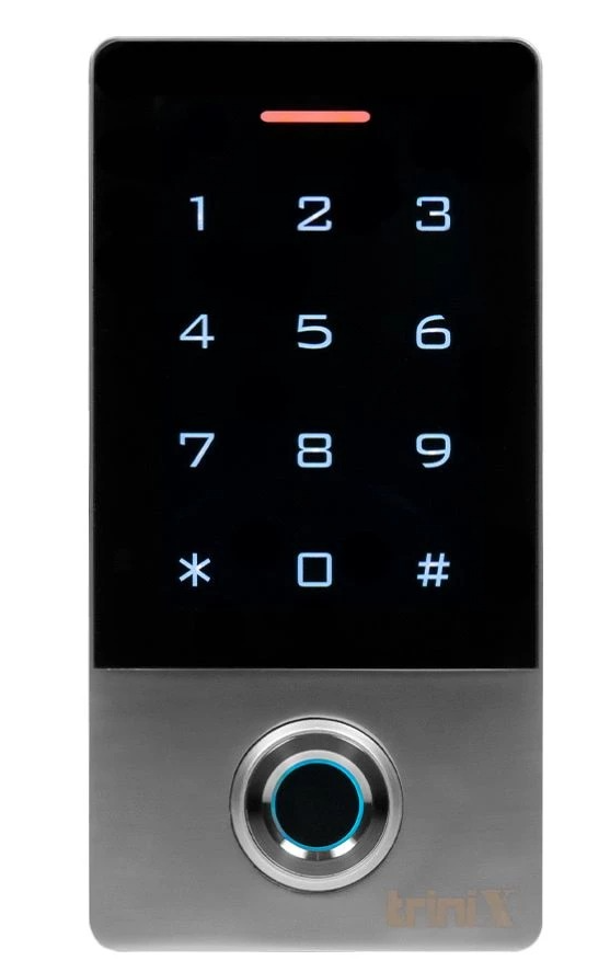 Клавіатура кодова TriniX TRK-1101MFW(WF) Mifare, з контролером, Silver (71-00005)