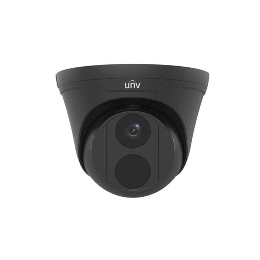 IP-відеокамера купольна Uniview IPC3612LB-SF28-A-B Black