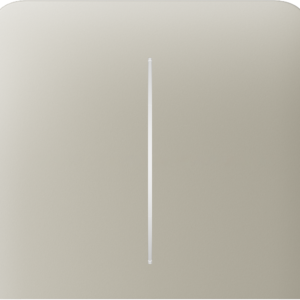 Бічна кнопка для двоклавішного вимикача Ajax SideButton (2-gang) vertical Ivory