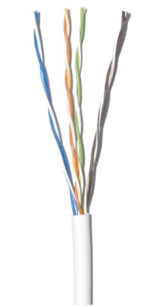 Кабель вита пара Dialan UTP Cat.5E 4PR CU (350 МГц) PVC Indoor 305 м Gray (003892)