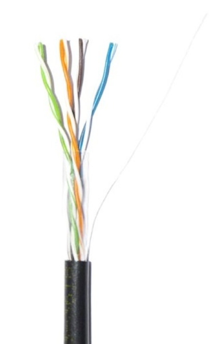 Кабель вита пара Dialan UTP Сat.5E 4PR CU PE Outdoor 305 м Black (003875)