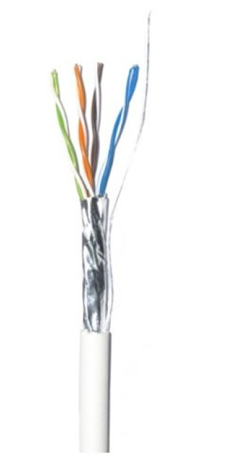 Кабель вита пара Dialan FTP Сat.5E 4PR CU (350 МГц) PVC Indoor 305 м White (003900)