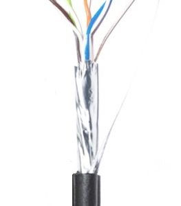 Кабель вита пара Dialan FTP +M Сat.5Е 4PR Cu (350МГц) PE Outdoor 305 м Black