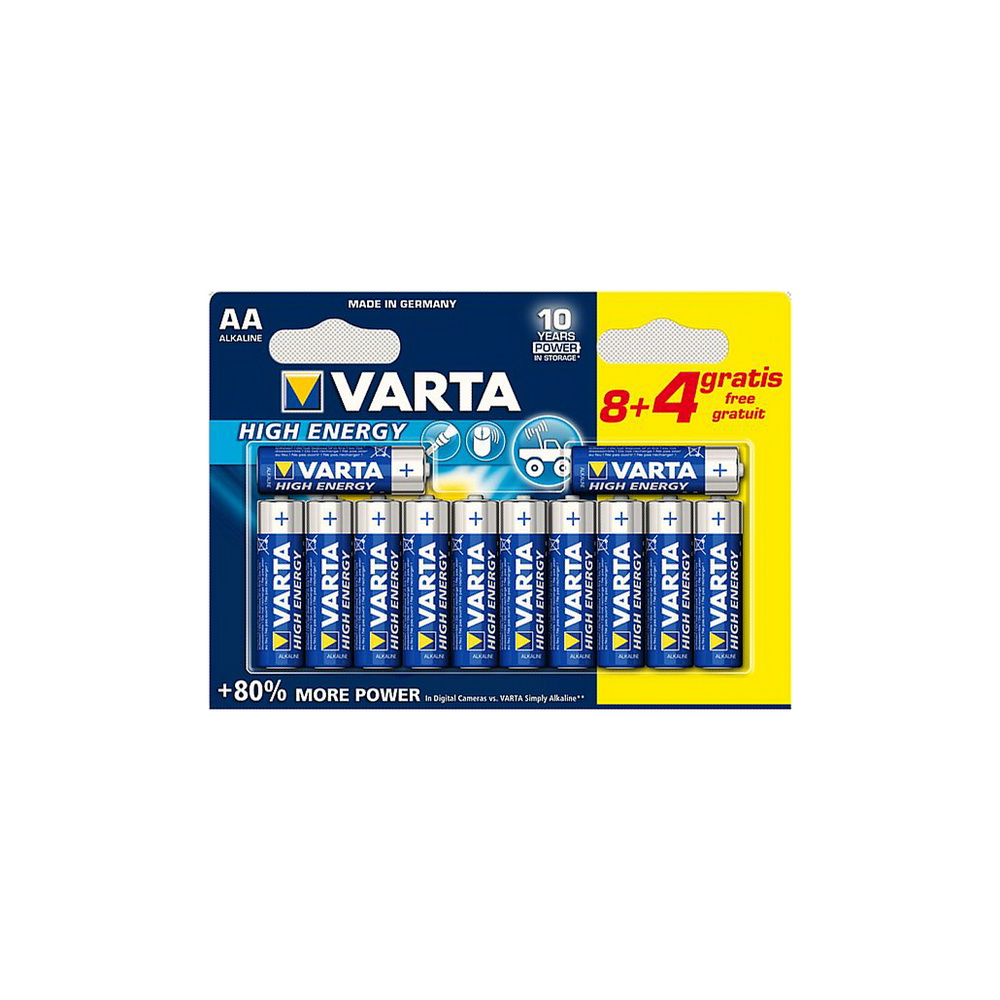 Луцький акумулятор високої енергії AAA BLI 12шт (04903121472) Varta 12293
