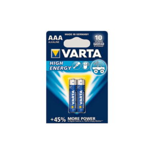 Акумулятор Varta High Energy AAA BLI 2шт лужний (04903121412) Varta 12297