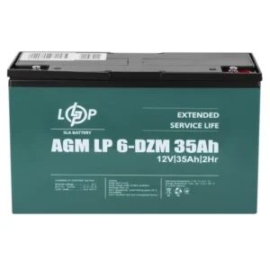 Тяговий свинцево-кислотний акумулятор Logic Power 6-DZM-35 Ah (9335)
