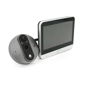 WiFi відео вічко YOSO EYE1MPM43 з дисплеєм, пам'яттю та дзвінком на батареях (віддалений перегляд APP Tuya smart)