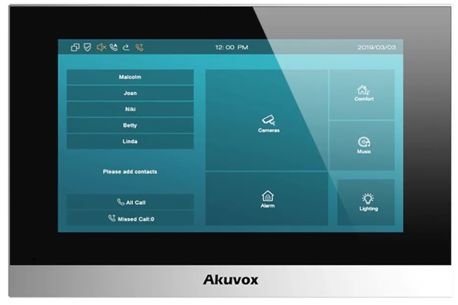 Відеодомофон Akuvox C313N Silver (00-00001361)