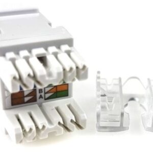 Модуль E-server Keystone WT-2007A RJ45 UTP, кат.5E White (WT-2007A)