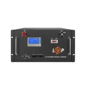 Акумулятор Logic Power LiFePO4 48V (51,2V) - 230 Ah (11776Wh) (Smart BMS 200A) з LCD RM (20331)