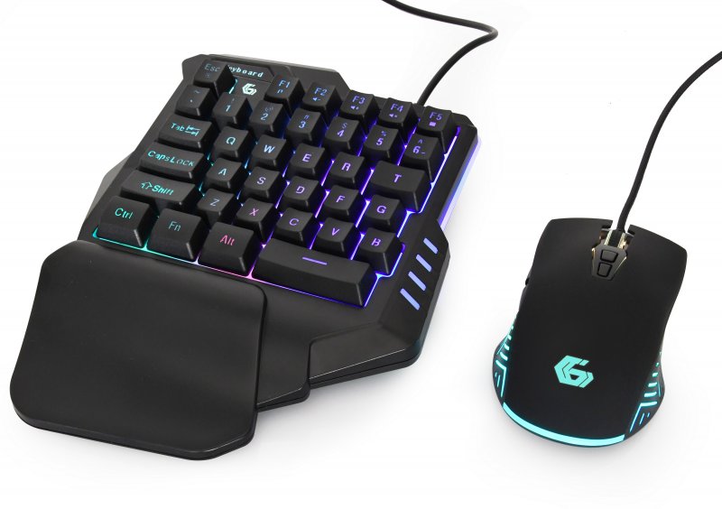 Комплект дротовий клавіатура + миша Gembird GGS-IVAR-TWIN Black