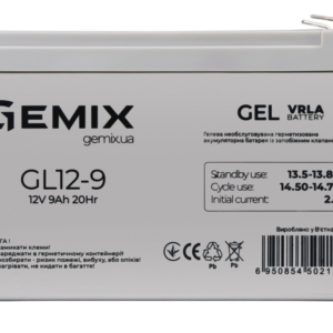 Акумуляторна батарея Gemix GL12-9 GEL 12V 9Ah (GL12-9)