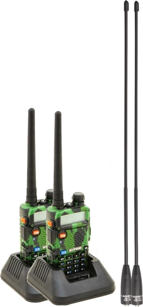 Портативна рація Baofeng UV-5R Forest Camo Кhaki