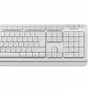 Комплект бездротовий клавіатура + миша A4Tech FG1012 White