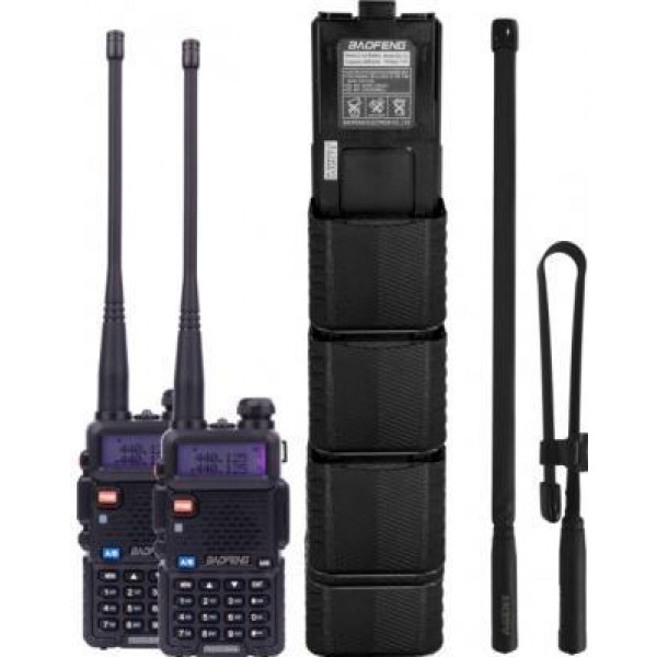 Портативна рація Baofeng UV-5RHC Tactical Black