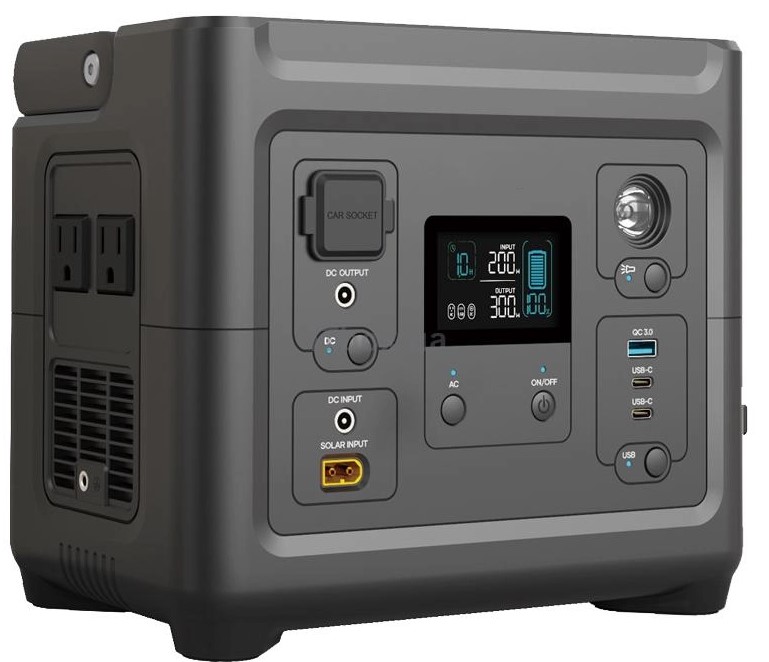 Зарядна станція PowerPlant 288Wh, 80000mAh, 500W Black (PB930883)