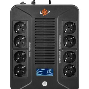 ДБЖ LogicPower LP-UL600VA-8PS (360Вт) Black (16160)
