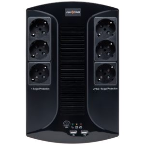 ДБЖ LogicPower LP 650VA-6PS (455Вт) Black (4324)