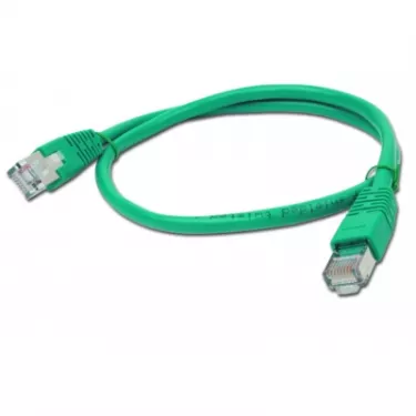 Патч-корд Cablexpert CAT5e FTP литий, штекер із клямкою, 1 м Green (PP22-1M/G)