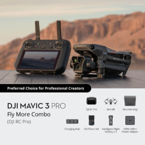 Квадрокоптер DJI Mavic 3 PRO FLY MORE COMBO (DJI RC PRO) (CP.MA.00000662.01)