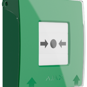 Бездротова програмована кнопка з механізмом скидання Ajax ManualCallPoint Jeweller Green