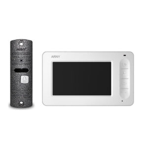 Комплект відеодомофона Arny AVD-4005 White/Grey