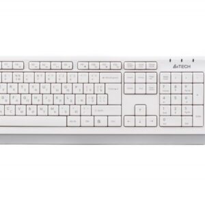Комплект бездротовий клавіатура + миша A4Tech FG1010 White