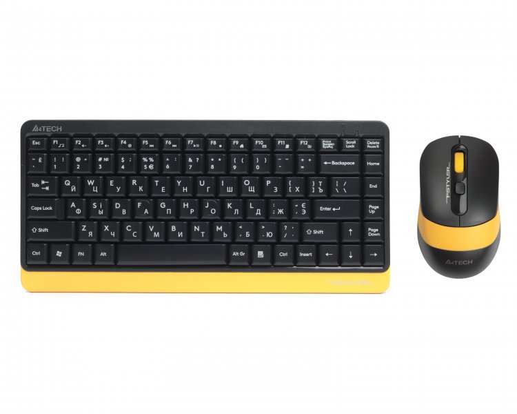 Комплект бездротовий клавіатура + миша A4Tech FG1110 Bumblebee