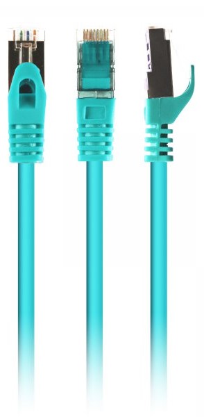 Патч-корд Cablexpert CAT6A S / FTP 2 м, литий, штекер із клямкою Green (PP6A-LSZHCU-G-2M)
