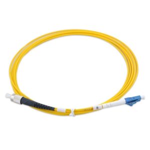 Патч-корд оптичний E-server LC - FC 1 м Yellow (ES-LC-FC/UPC-1-SM-S)