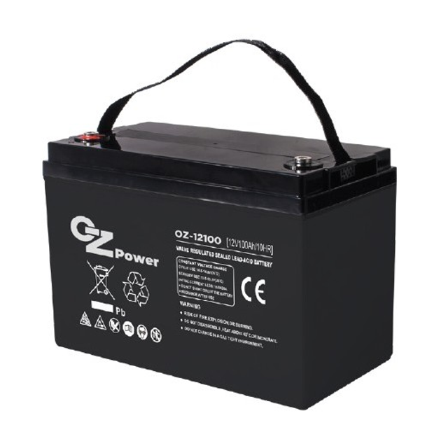 Аккумуляторная батарея OZ Power OZ12V100 12V 100AH AGM - Зображення 2