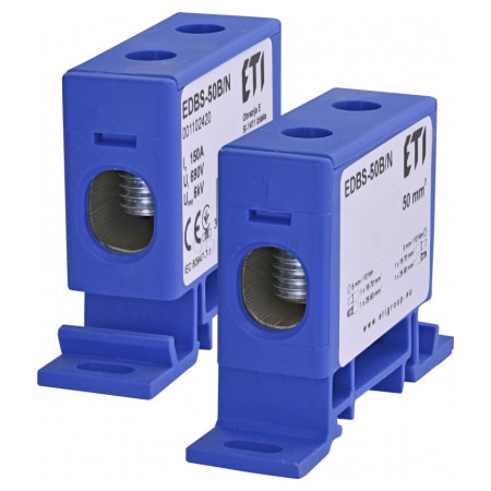 Розподільний блок ETI 001102420 EDBS-50B/N (150А 16-70мм²) (1102420)