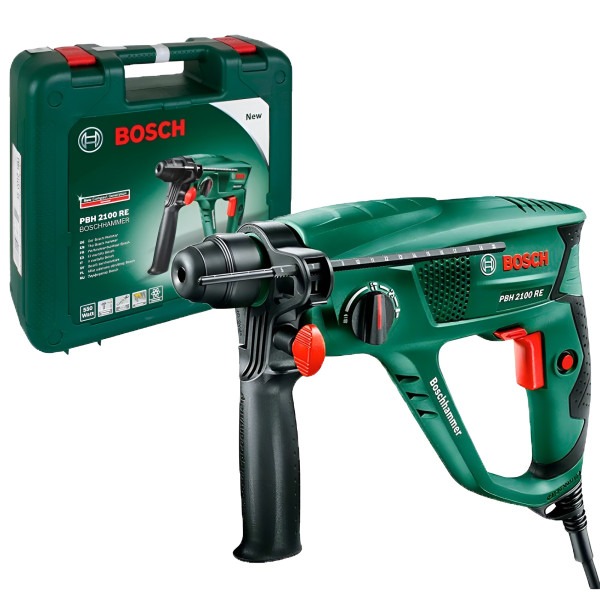 Перфоратор Bosch PBH 2100 RE в кейсі (0.603.3A9.320)