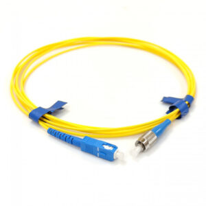 Патч-корд оптичний E-server SC - FC 5 м Yellow (ES-SC-FC/UPC-5-SM-S)