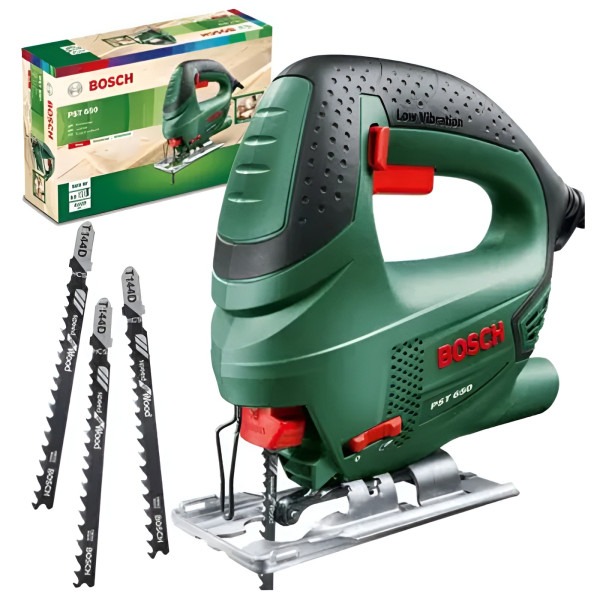 Лобзик Bosch PST 650 3 пиляльні полотна (0.603.3A0.721)