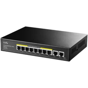 Комутатор Cudy GS1010PE Black (73-00502)