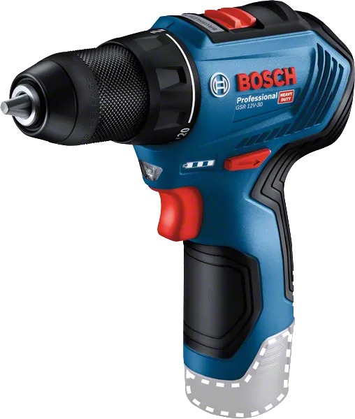 Акумуляторний дриль/шурупокрут Bosch GSR 12V-30 Professional (0.601.9G9.002)