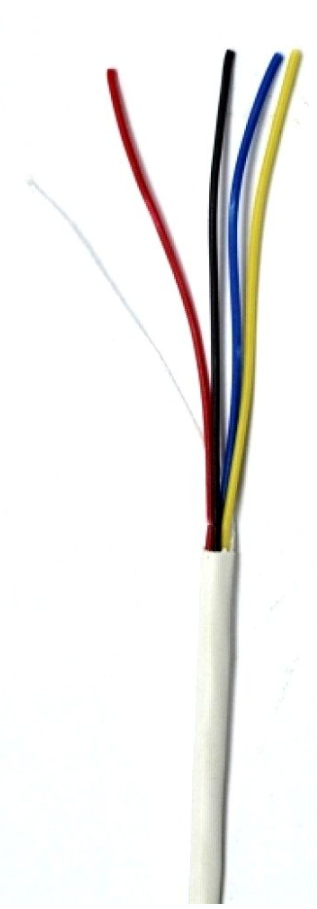 Кабель сигнальний Одескабель ALARM4-UN 4 х 0.22 White