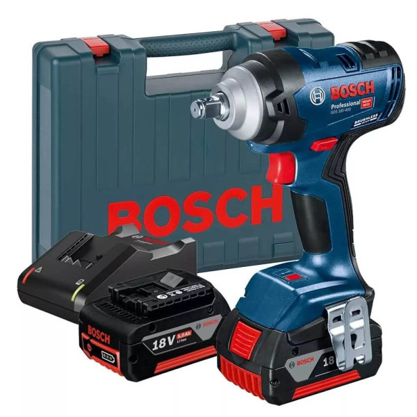 Акумуляторний ударний гайковерт Bosch GDS 18V-400 Blue (0.601.9K0.020)