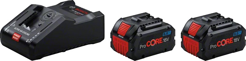 Комплект Bosch 2x ProCORE18V + GAL 18V-160 C (1.600.A01.6GP)
