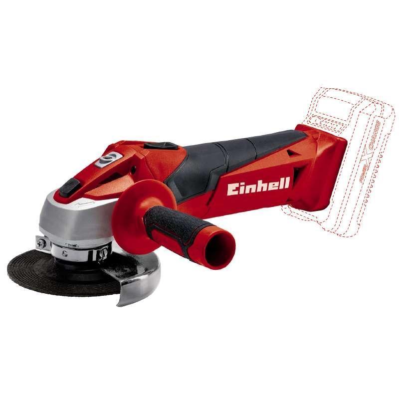 Кутова шліфувальна машина (болгарка) Einhell TE-AG 18/115 Li Solo Red (4431130)