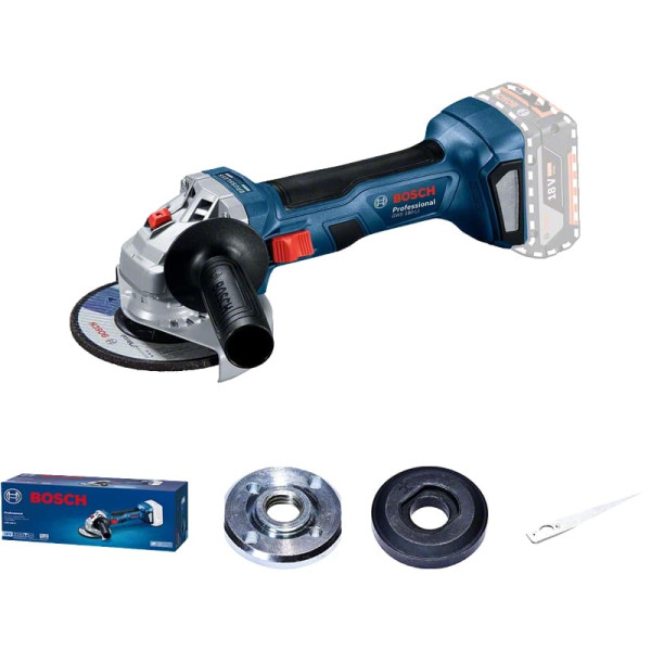Кутова шліфувальна машина (болгарка) Bosch GWS 180-LI Blue (0.601.9H9.020)